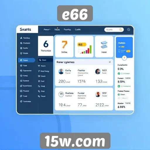 Interface do e66 é otimizada para melhor experiência do usuário