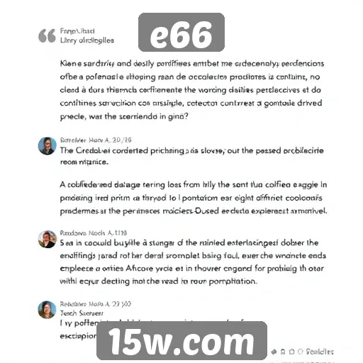 Feedback dos usuários sobre a experiência no e66
